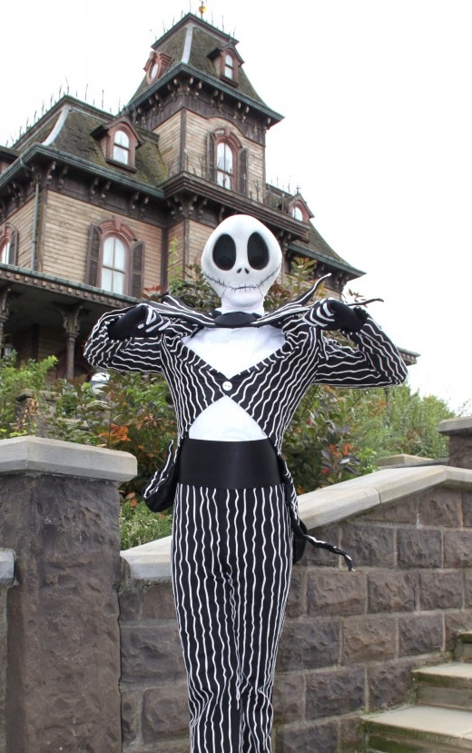 Jack Skellington uit The Nightmare Before Christmas bij Phantom Manor in Disneyland Paris