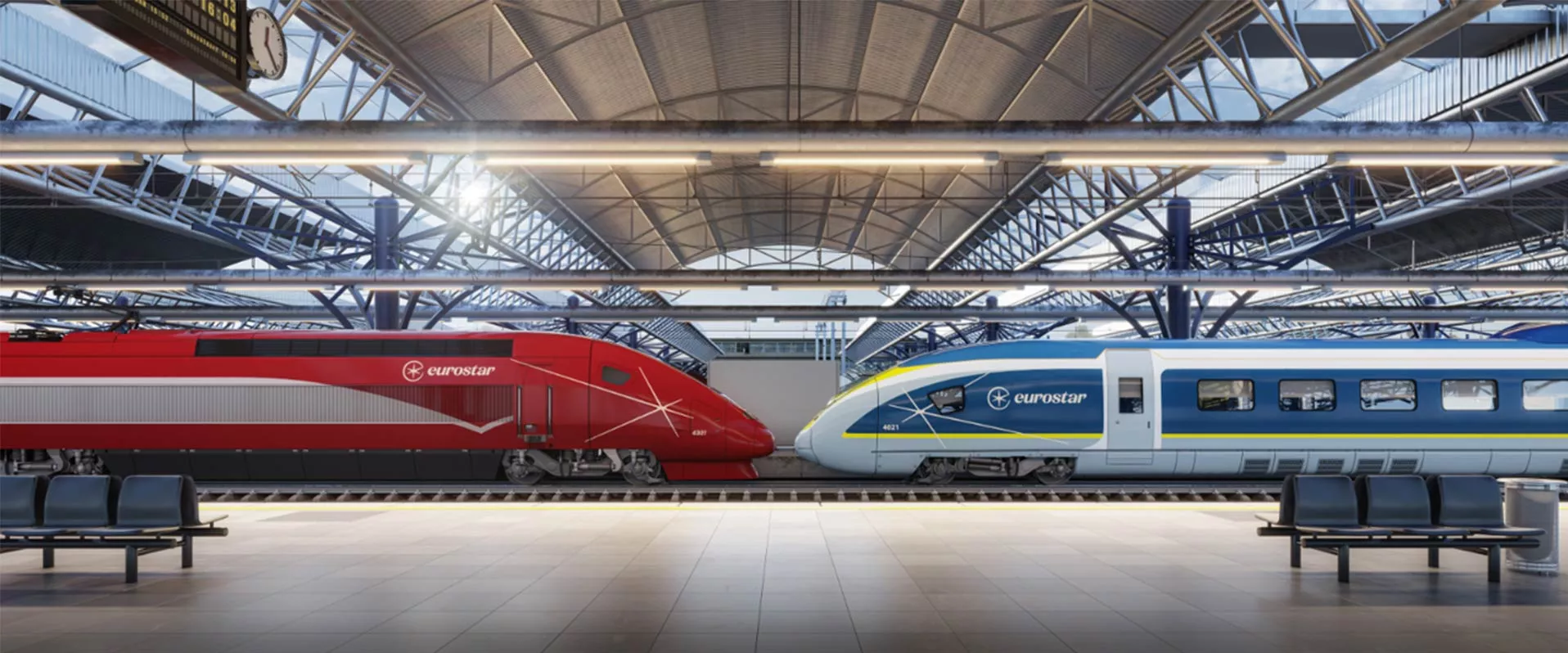 Eurostar en trein naar Disneyland Paris