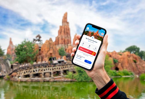 Toegangspoort voor Premier Access ingang bij attractie in Disneyland Paris