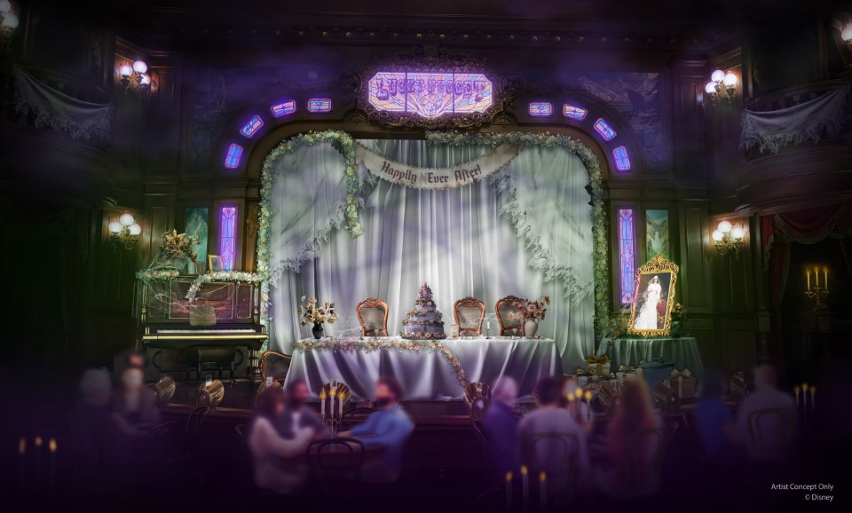 Concept art van The Unlucky Nugget Saloon in Frontierland