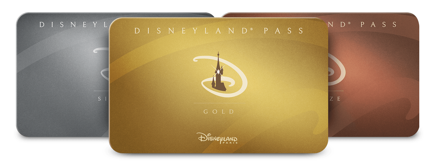 Overzicht van de drie Disneyland Paris jaarpassen: Bronze, Silver en Gold
