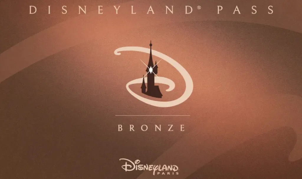 Disneyland Paris Bronze Pass kaart – instapniveau