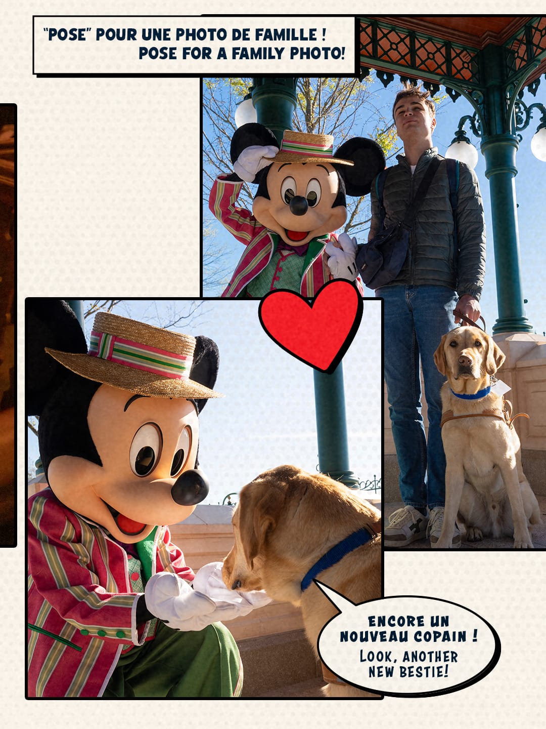 Geleidehond op het werk – foto 06 bij Disneyland Paris