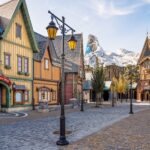 Landschapsinrichting Disney Adventure World – bloemen en paden