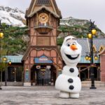 Olaf het sneeuwpopje uit Frozen in Disney Adventure World, Disneyland Paris