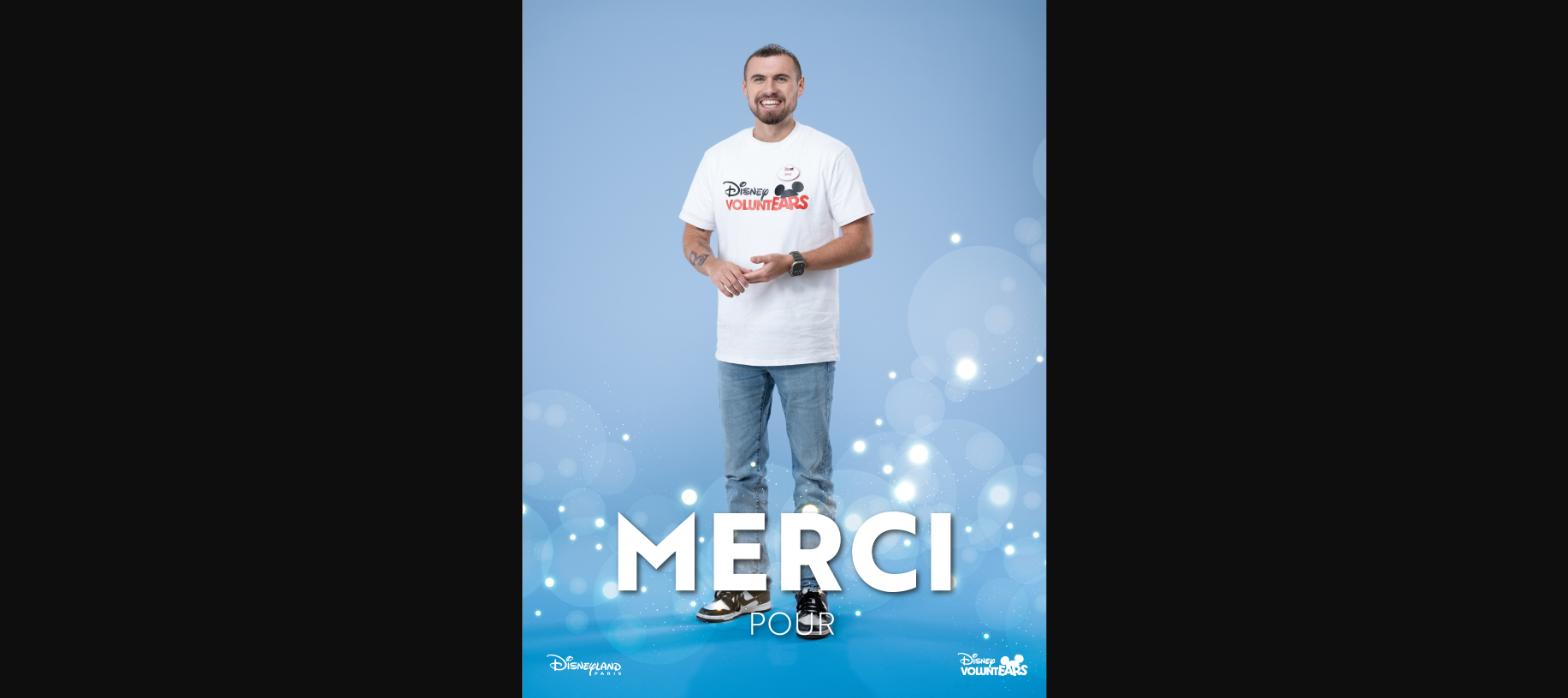 Disney VoluntEARS Cast Member portret - backstage tentoonstelling Disneyland Paris 2025
