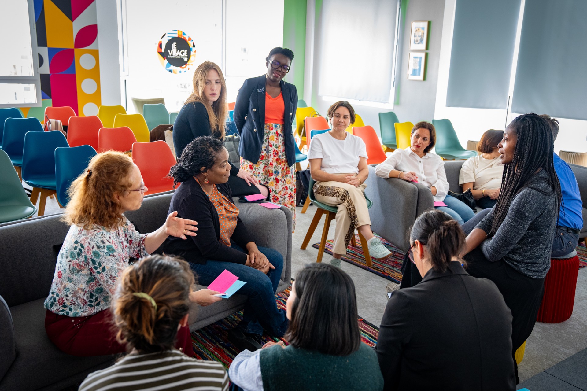 Afsluitend event van het WEConnect mentorschap programma bij Village by CA met deelneemsters en mentoren