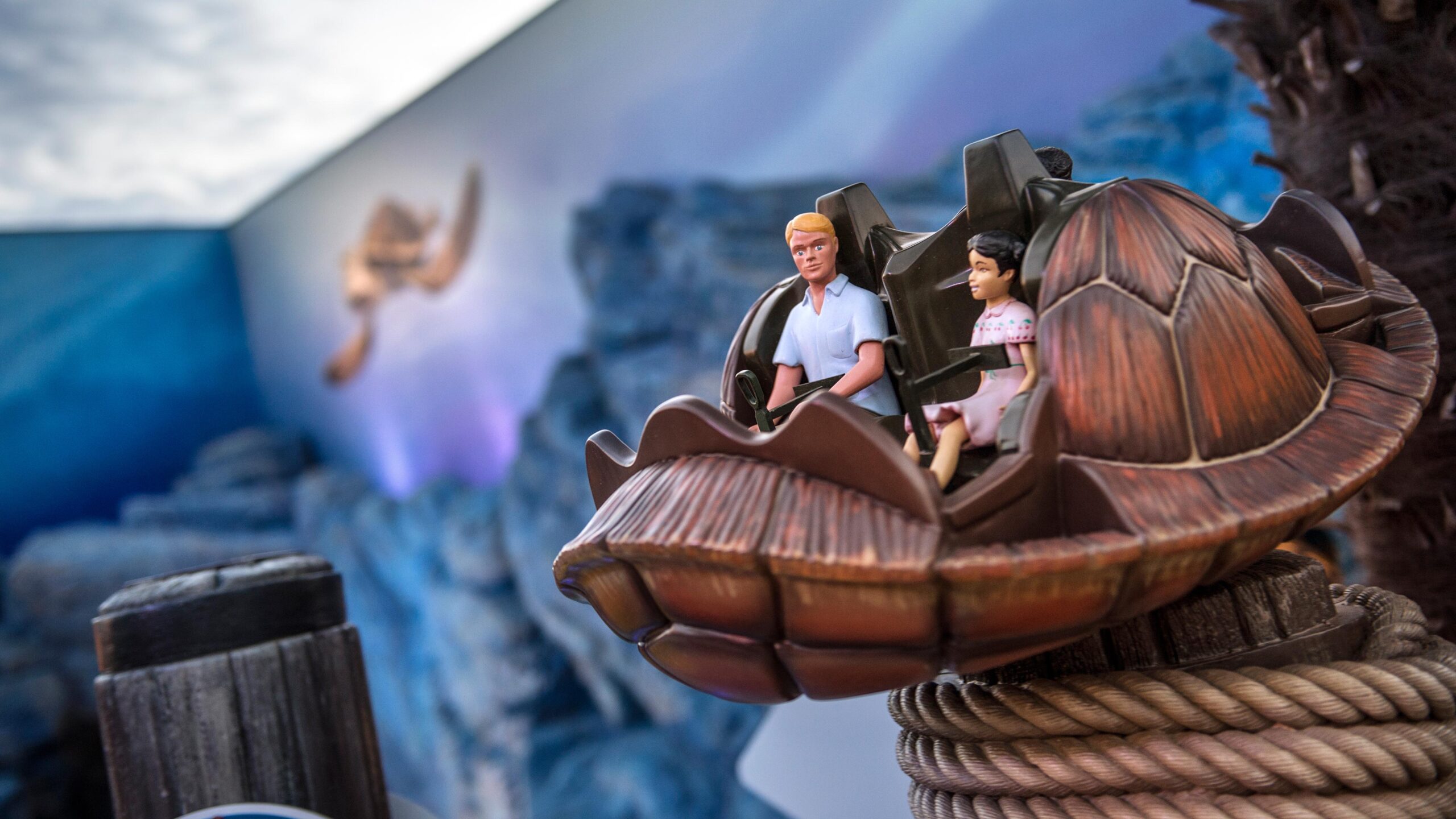 Crush's Coaster detail – Disney Adventure World Disneyland Parijs